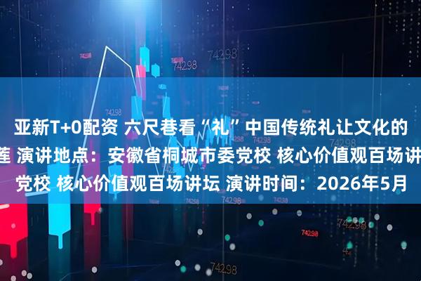 亚新T+0配资 六尺巷看“礼”中国传统礼让文化的当代价值演讲人：彭凤莲 演讲地点：安徽省桐城市委党校 核心价值观百场讲坛 演讲时间：2026年5月